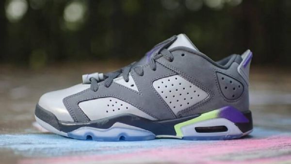 Nike Air Jordan 6 Low Tops Sko Til Mænd Mørkegrå