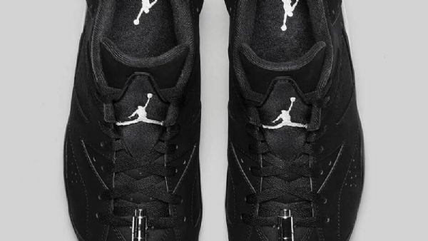 Nike Air Jordan 6 Low Tops Sko Til Mænd Sort Sølv