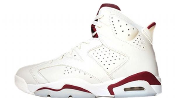 Nike Air Jordan 6 Maroon Sko Til Mænd Khaki