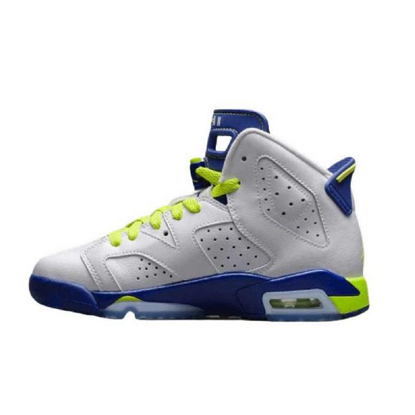 Nike Air Jordan 6 Pige Fierce Sko Til Mænd Hvid Grøn