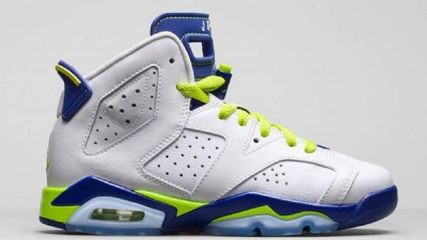 Nike Air Jordan 6 Pige Fierce Sko Til Mænd Hvid Grøn