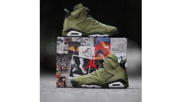 Nike Air Jordan 6 Pinnacle Sko Til Mænd Grøn