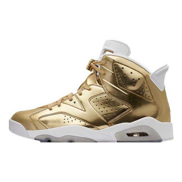 Nike Air Jordan 6 Pinnacle Sko Til Mænd Guld