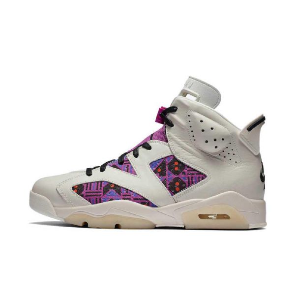 Nike Air Jordan 6 Quai 54 Sko Til Damer Lilla