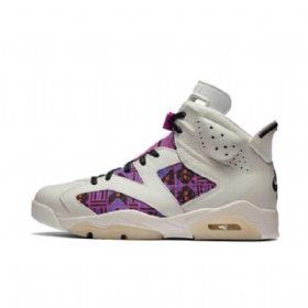 Nike Air Jordan 6 Quai 54 Sko Til Damer Lilla