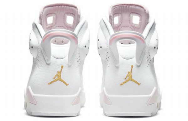 Nike Air Jordan 6 Retro Basketball Sko Til Damer Guld