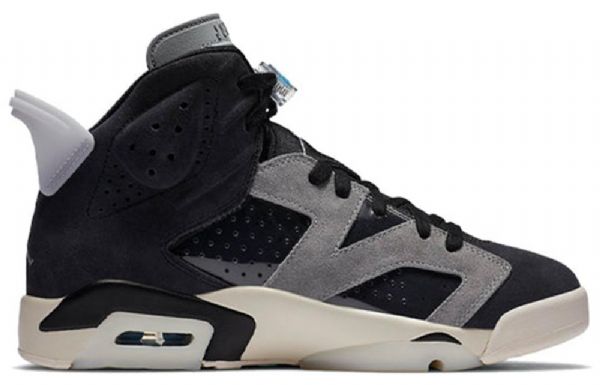 Nike Air Jordan 6 Retro Basketball Sko Til Damer Sort Grå