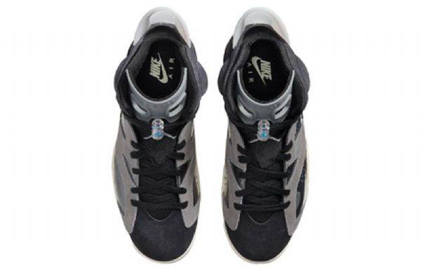 Nike Air Jordan 6 Retro Basketball Sko Til Damer Sort Grå