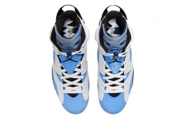 Nike Air Jordan 6 Retro Basketball Sko Til Mænd Blå Hvid