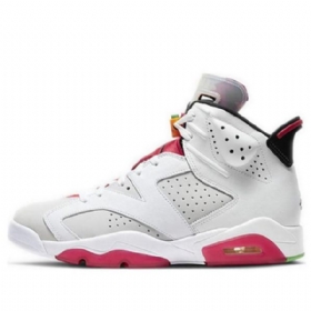 Nike Air Jordan 6 Retro Basketball Sko Til Mænd Grå Rød