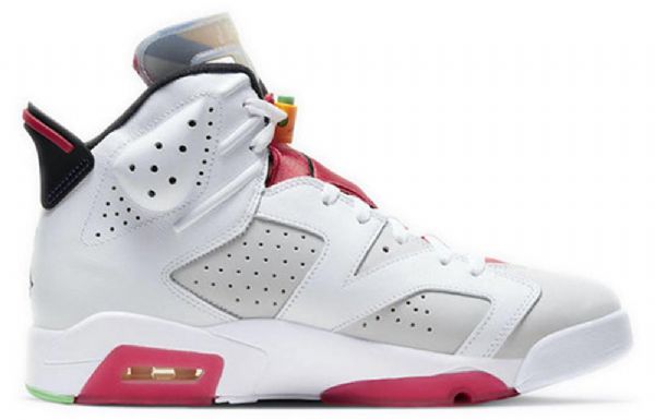Nike Air Jordan 6 Retro Basketball Sko Til Mænd Grå Rød