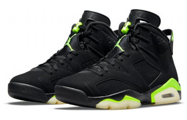 Nike Air Jordan 6 Retro Basketball Sko Til Mænd Grøn