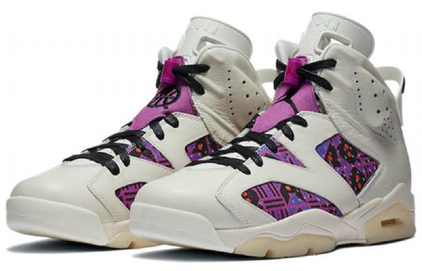 Nike Air Jordan 6 Retro Basketball Sko Til Mænd Lilla