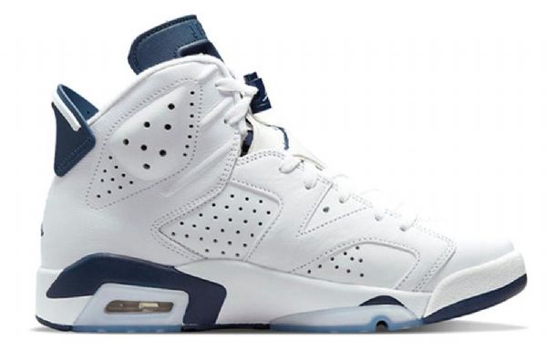 Nike Air Jordan 6 Retro Basketball Sko Til Mænd Marineblå