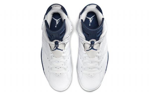 Nike Air Jordan 6 Retro Basketball Sko Til Mænd Marineblå