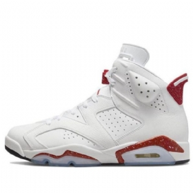 Nike Air Jordan 6 Retro Basketball Sko Til Mænd Rød