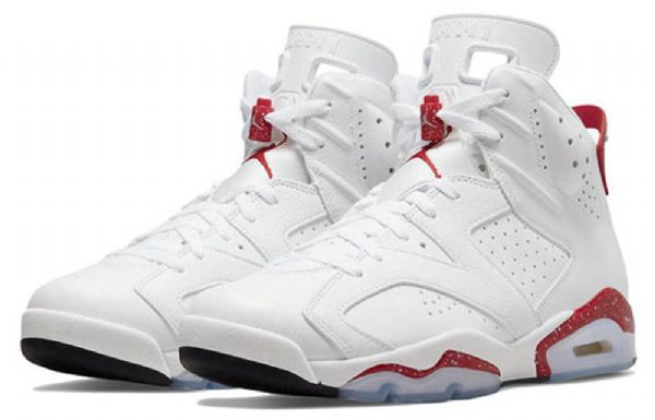 Nike Air Jordan 6 Retro Basketball Sko Til Mænd Rød