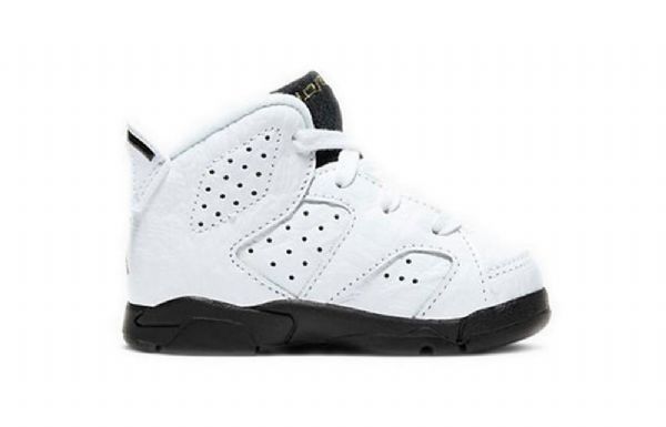 Nike Air Jordan 6 Retro Bt Basketball Sko Til Børn Grå