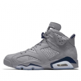 Nike Air Jordan 6 Retro Georgetown Basketball Sko Til Mænd Grå