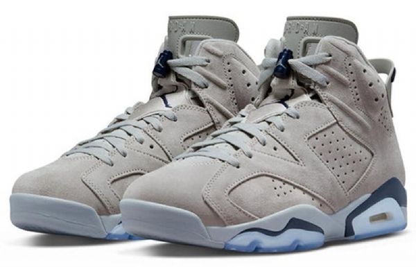 Nike Air Jordan 6 Retro Georgetown Basketball Sko Til Mænd Grå