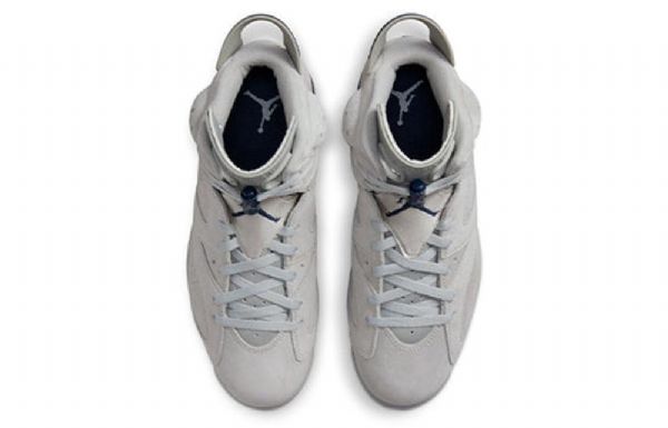 Nike Air Jordan 6 Retro Georgetown Basketball Sko Til Mænd Grå