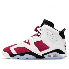 Nike Air Jordan 6 Retro Gs Basketball Sko Til Mænd Hvid