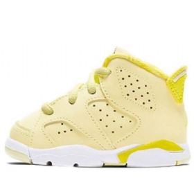 Nike Air Jordan 6 Retro Gt Basketball Sko Til Børn Gul