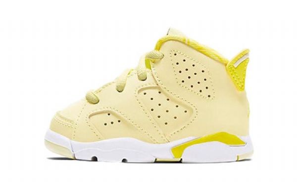 Nike Air Jordan 6 Retro Gt Basketball Sko Til Børn Gul