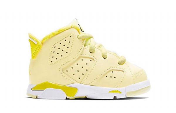 Nike Air Jordan 6 Retro Gt Basketball Sko Til Børn Gul