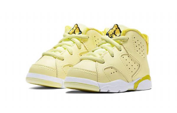 Nike Air Jordan 6 Retro Gt Basketball Sko Til Børn Gul