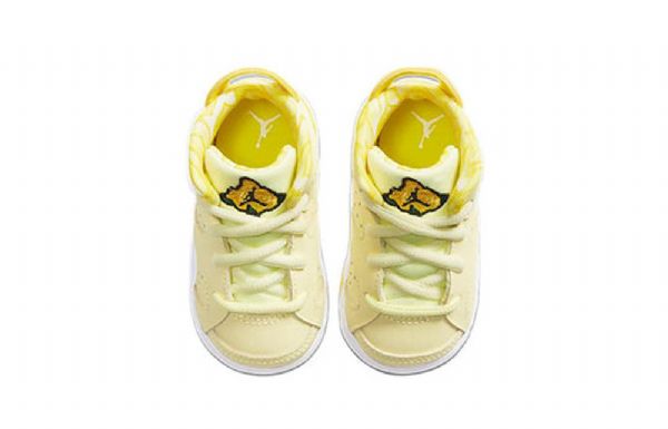 Nike Air Jordan 6 Retro Gt Basketball Sko Til Børn Gul