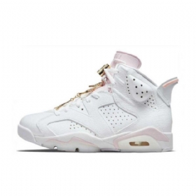 Nike Air Jordan 6 Retro Hoops Sko Til Damer Hvid