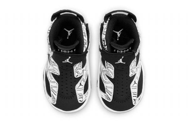 Nike Air Jordan 6 Retro Little Flex Se Td Sko Til Børn Hvid
