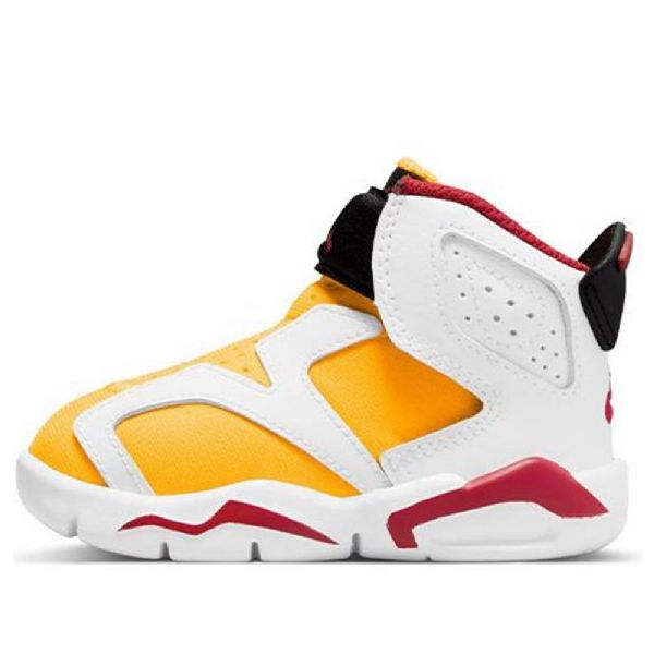 Nike Air Jordan 6 Retro Little Flex Sko Til Børn Gul