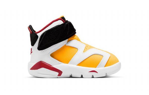 Nike Air Jordan 6 Retro Little Flex Sko Til Børn Gul