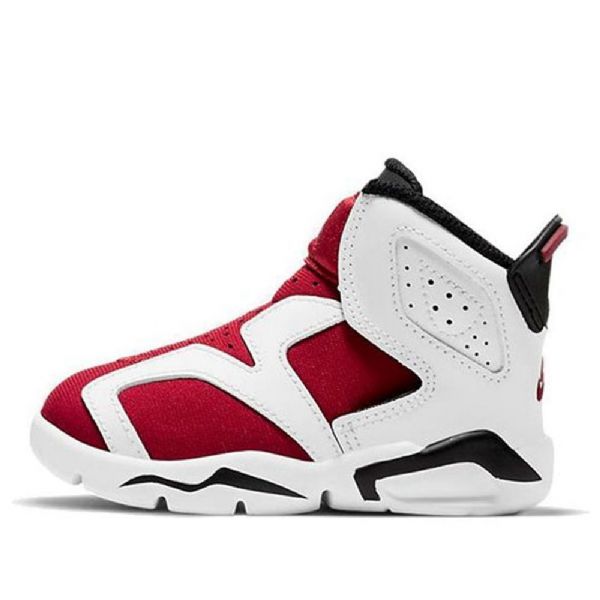 Nike Air Jordan 6 Retro Little Flex Td Basketball Sko Til Børn Hvid