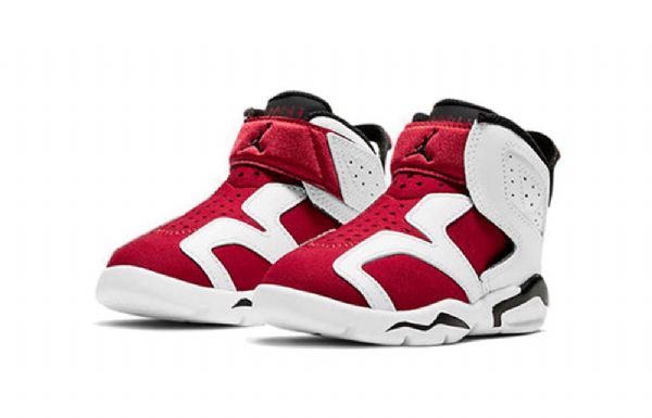 Nike Air Jordan 6 Retro Little Flex Td Basketball Sko Til Børn Hvid