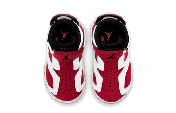 Nike Air Jordan 6 Retro Little Flex Td Basketball Sko Til Børn Hvid