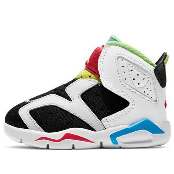 Nike Air Jordan 6 Retro Little Flex Td Sko Til Børn Hvid