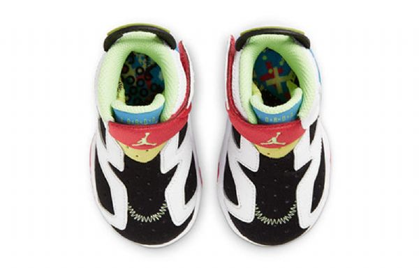 Nike Air Jordan 6 Retro Little Flex Td Sko Til Børn Hvid