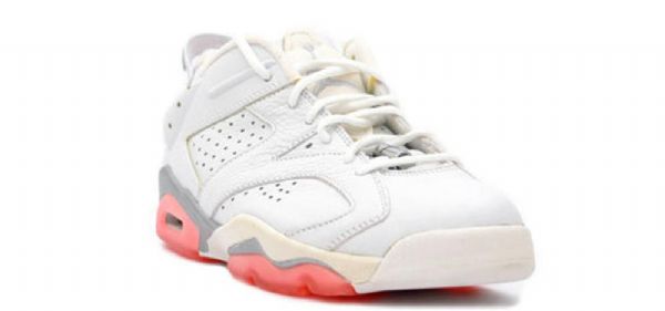 Nike Air Jordan 6 Retro Low Toppe Basketball Sko Til Damer Coral Lyserød