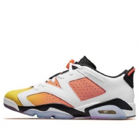 Nike Air Jordan 6 Retro Low Toppe Se Basketball Sko Til Mænd Flerfarvet