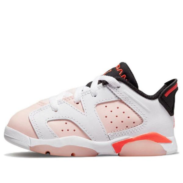 Nike Air Jordan 6 Retro Low Toppe Td Sko Til Børn Lyserød