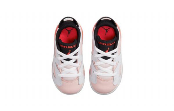 Nike Air Jordan 6 Retro Low Toppe Td Sko Til Børn Lyserød