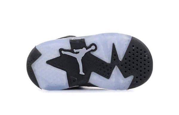 Nike Air Jordan 6 Retro Low Toppe Td Sko Til Børn Sort