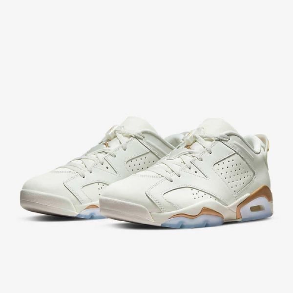 Nike Air Jordan 6 Retro Low Tops Sko Til Mænd Guld