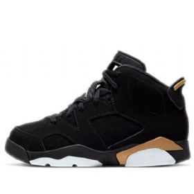 Nike Air Jordan 6 Retro Se Ps Basketball Sko Til Børn Sort