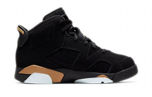 Nike Air Jordan 6 Retro Se Ps Basketball Sko Til Børn Sort
