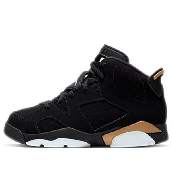 Nike Air Jordan 6 Retro Se Ps Basketball Sko Til Børn Sort
