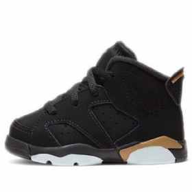 Nike Air Jordan 6 Retro Se Td Sko Til Børn Sort